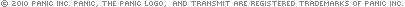 (C) 2005 Panic, Inc. Panic, The Panic Logo, and Transmit are registered trademarks of Panic, Inc.