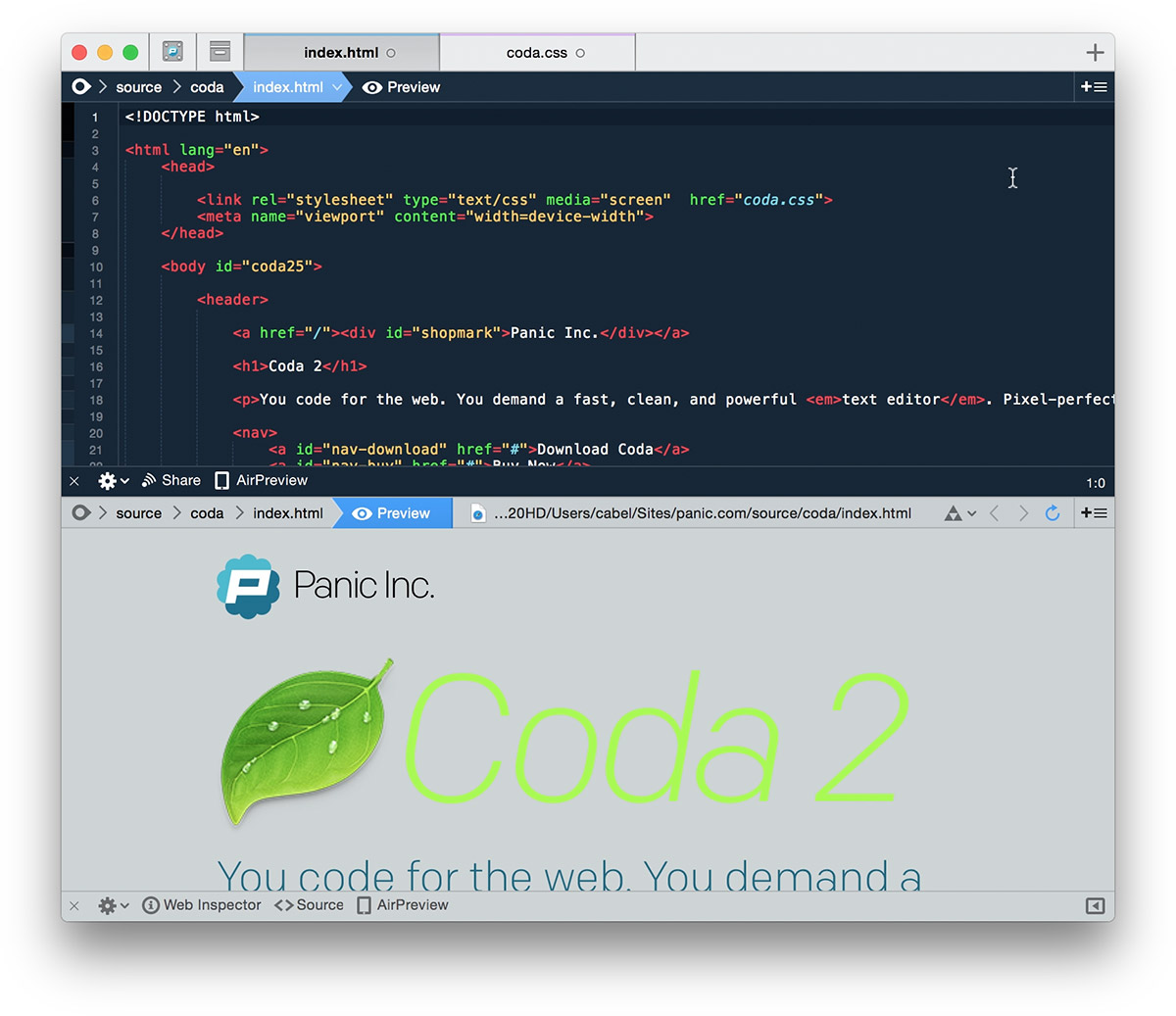 Panic Coda license