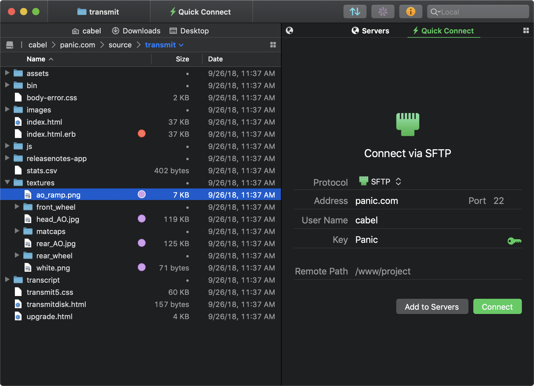 Transmit 5.8.8 Mac 破解版 Mac上最好用的FTP/SFTP客户端